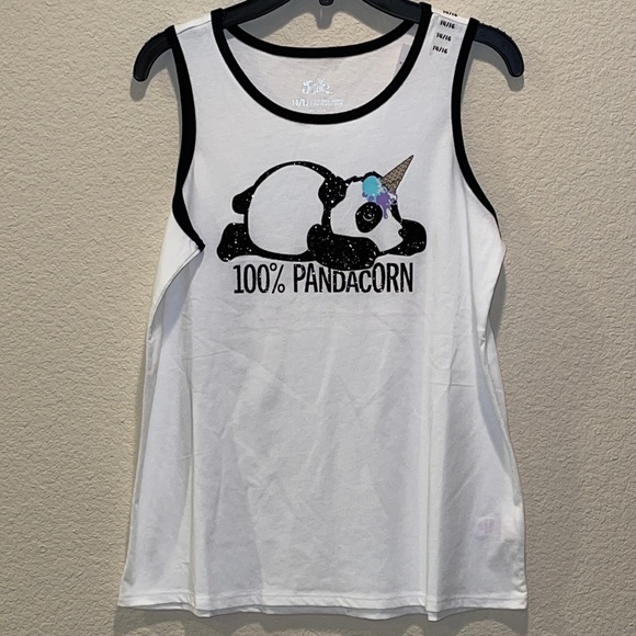 Glitter Pandacorn Tank Top - Picture 1 of 3